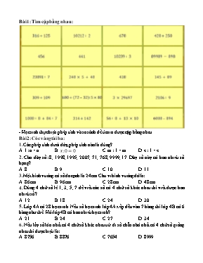 Đề thi Violympic Toán lớp 5 vòng 1 - Năm học 2016-2017